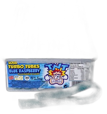 TNT Sour Turbo Tubes Blue Raspberry