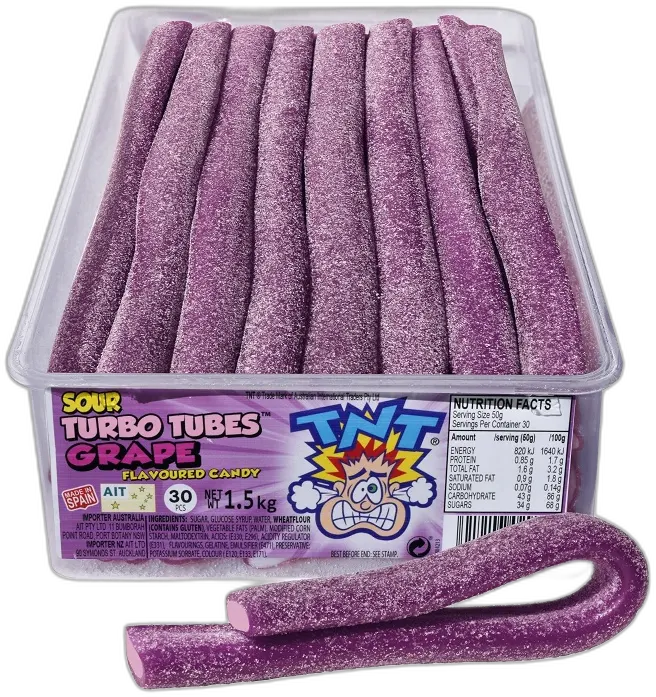TNT Sour Turbo Tubes Grape