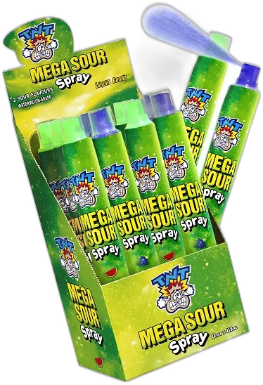 TNT Mega Candy Sour W'Melon & Grape Spray