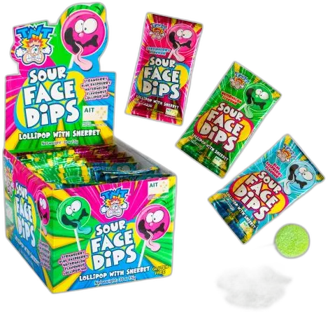 TNT Sour Face Dips