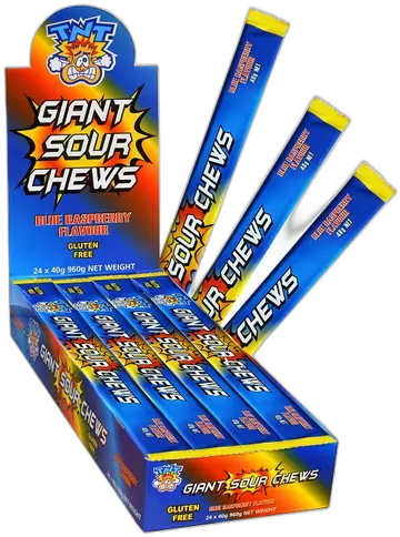 TNT Giant Chew Blue Raspberry