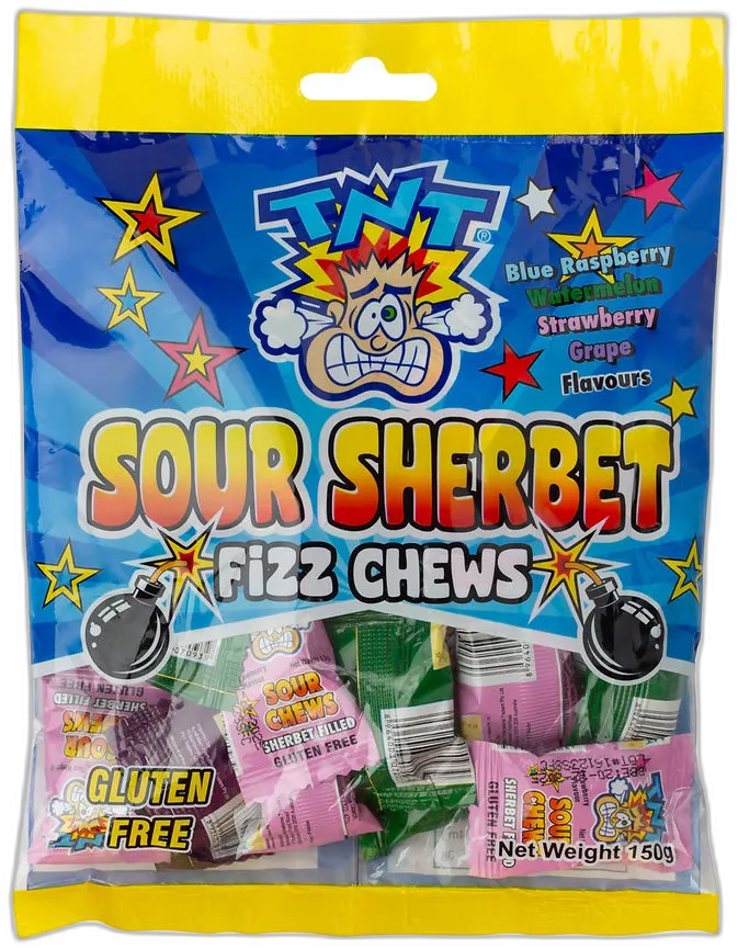 TNT Sour Sherbet Fizz Chews