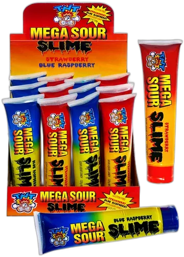 TNT Mega Sour Slime Sberry & Bberry
