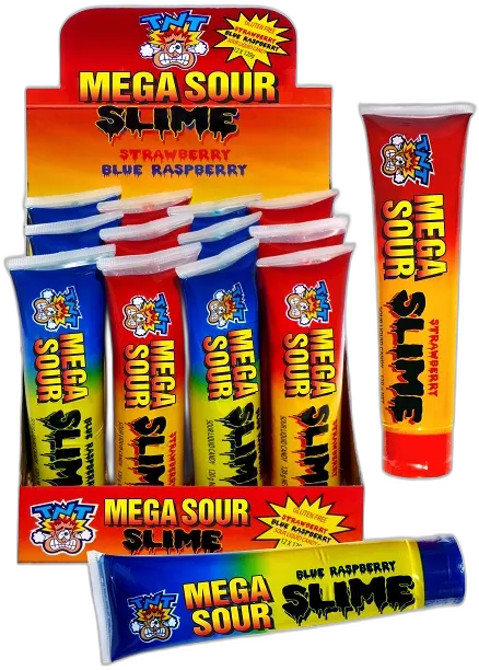 TNT Mega Sour Slime Sberry & Bberry