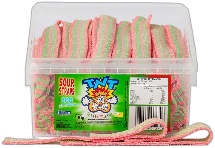 TNT Sour Straps Watermelon