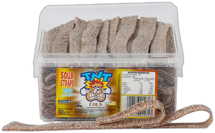 TNT Sour Straps Cola