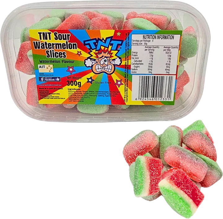 TNT Sour Watermelon Slices